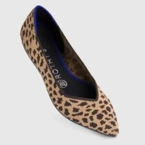 Rothy’s The Point Flat Cheetah Print